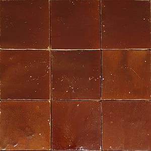 Zellige muurtegel bruin