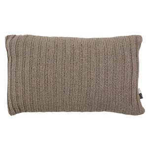 Kussen grijs knitted