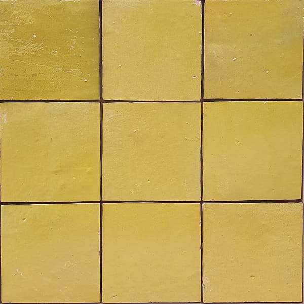 Zellige muurtegel geel